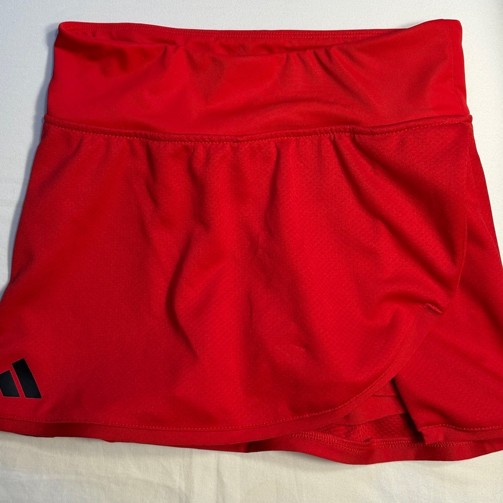 Adidas Red Athletic tennis Skirt